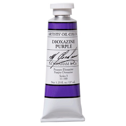 M. Graham & Co., Artists', Oil Paint, 1.25oz, Dioxazine Purple